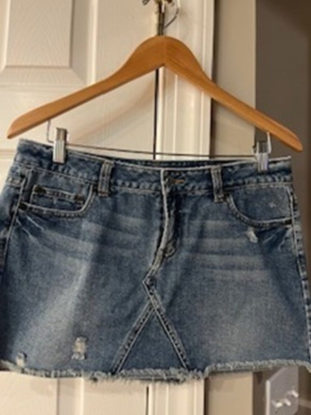 Denim Mini Skirt Size 8